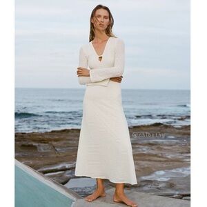 Zara CROCHET MIDI DRESS